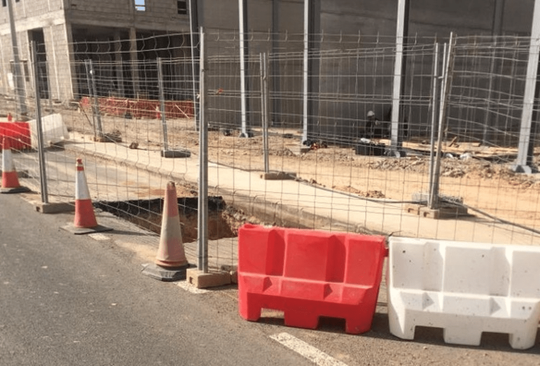 Imagen de las polémicas obras (Foto TA)